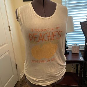 Semi sheer muscle tank